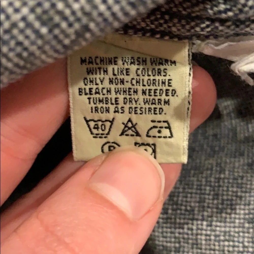 Eddie Bauer oxford heavy button down shirt